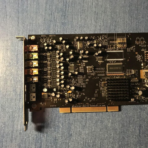 Creative Labs Sound Blaster SB0770 Full Height PCI κάρτα ήχου μεταχειρισμένη
