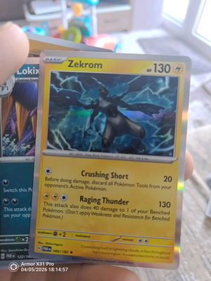 Pokemon Zekrom (PAR 066) like new, Paradox Rift Holo