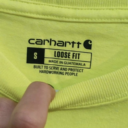 Carhartt lime loose fit blouse new, size S