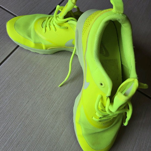 Nike Air Max Thea athletic shoes used, size 38.5, multicolor