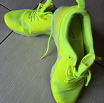 Nike Air Max Thea athletic shoes used, size 38.5, multicolor