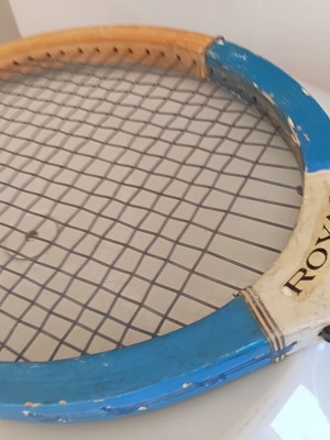 Royal wooden tennis racket in good condition