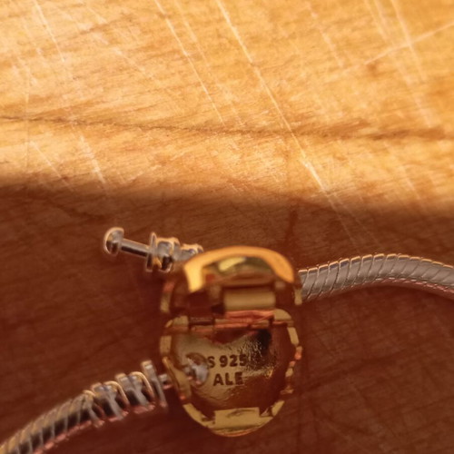 Pandora Snake Bracelet 20 cm like new, gold and silver