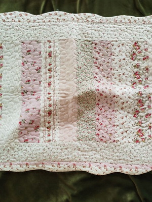Patchwork pillowcases set like new, cotton, 2 pieces