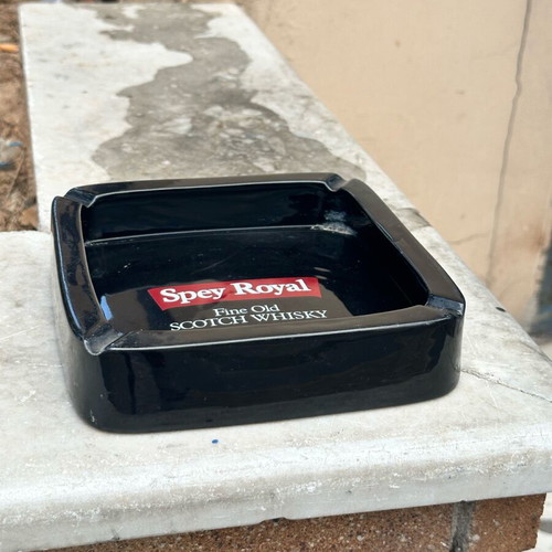 Spey Royal Fine Old Scotch Whisky Ceramic Ashtray used