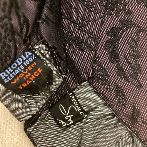 Tie like new, black and purple
