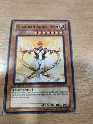 Yugi Oh Guardian Angel Joan card used