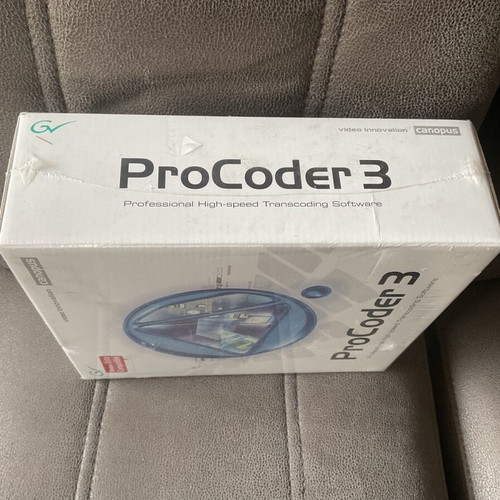 Canopus ProCoder 3 new professional video transcoding software
