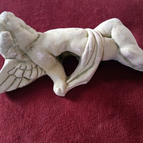 Clay wall decorative angel 12cm like new
