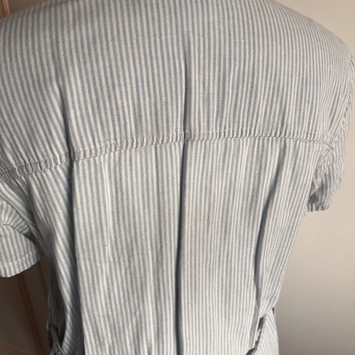 Pull & Bear shirt size S 36 8 like new, white and turquoise