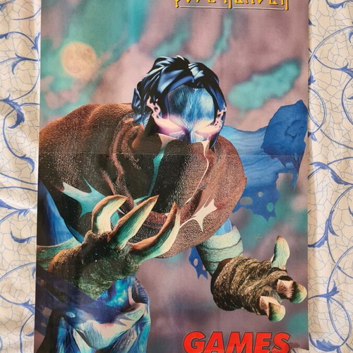 Legacy Of Kain SOUL REAVER poster used from Games magazine