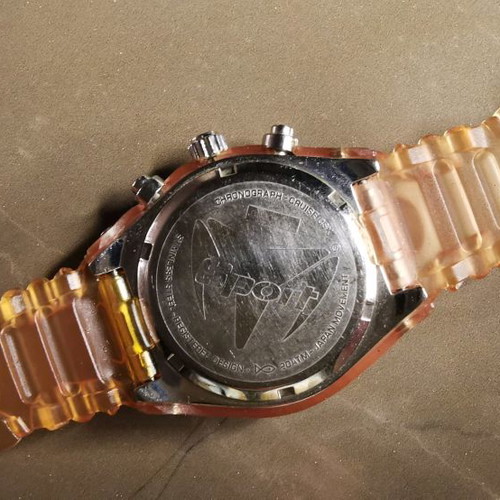 Technomarine Cruise CSX Sport watch used with 3 rubber bracelets