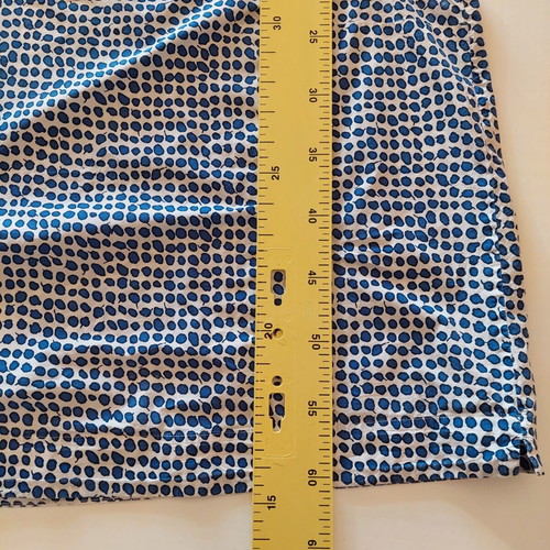 Max Mara sleeveless top blue and white XL