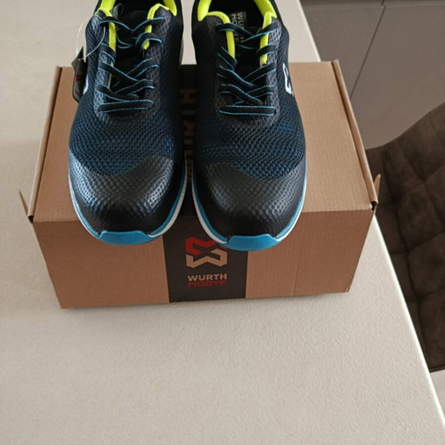 Würth Carbon 290 Safety Shoes S1P New, Size 43, Black and Blue