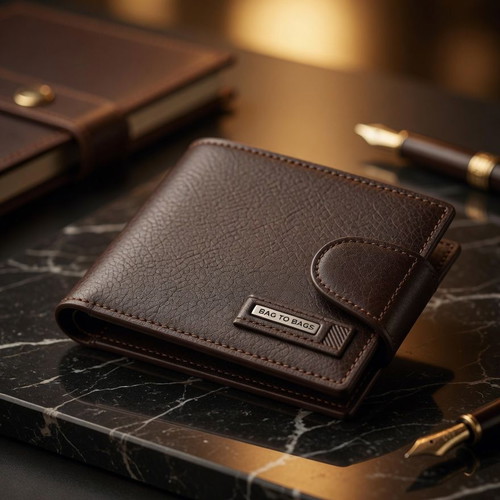 Men's wallet BAG TO BAG brown leather premium rustic new