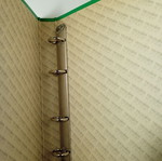 Trussardi ring binder document folder