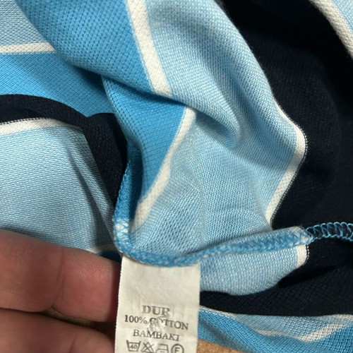 Men's striped DUR sport polo XXL like new