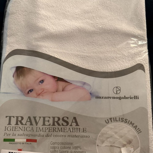 Nazareno Gabrielli Baby Mattress Waterproof Cover 70x100cm new