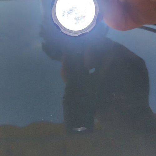 Rechargeable flashlight used with zoom and two LX 18650 6800mAh batteries