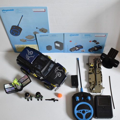 Playmobil Top Agents 4320 4878 4879 set with Robo-Gang vehicle used
