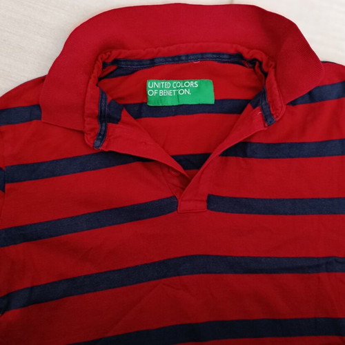 United Colors of Benetton men's polo shirts used, pack of 4, size M