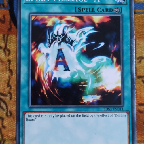 Spirit Message "A" Continuous Spell Card σαν καινούργιο