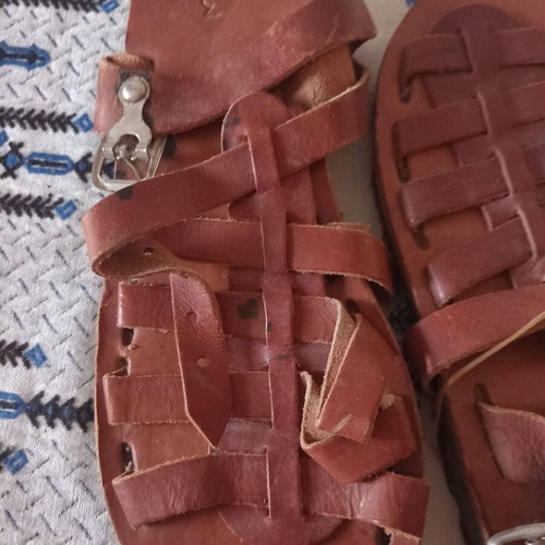 Children's Sandals Size 23 New Brown Leather