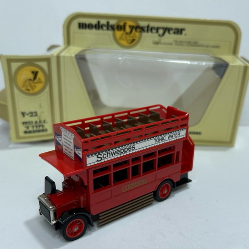 Matchbox 1978 Models of Yesteryear Y-23 A.E.C. S Type Omnibus 1922 new