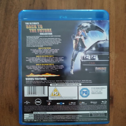 Back To The Future Trilogy Blu-Ray like new with subtitles