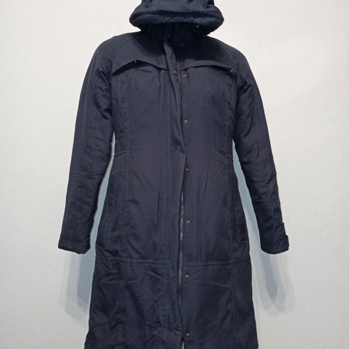 The North Face women's winter long jacket used, size S, navy