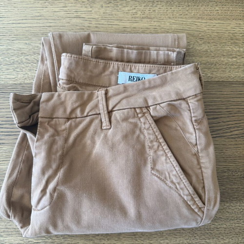 Reiko women's skinny pants like new, camel color