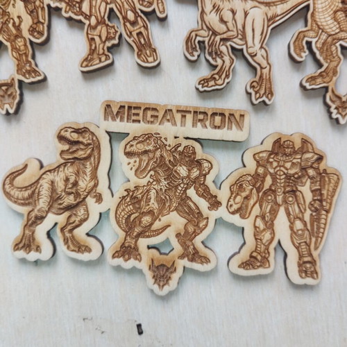 Transformers Beast Wars wooden decoration, 10cm, custom order