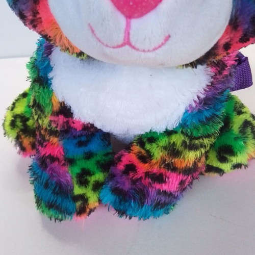 Beanie Boos Ty-χνουδωτο Dotty plush leopard backpack used