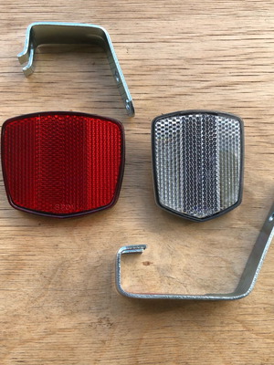 Αντανακλαστικά ποδηλάτου μπρος-πίσω καινούργια με βάσεις CATEYE