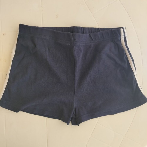 Dorothy Perkins Navy Blue Mini Shorts with White Stripes like new