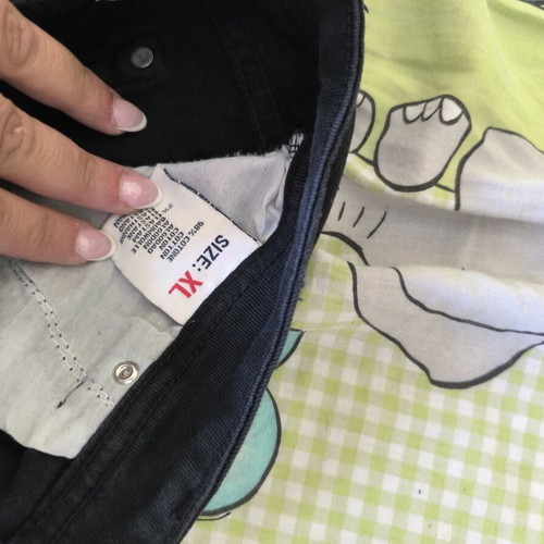 Women's black skinny jeans XL like new, low waist