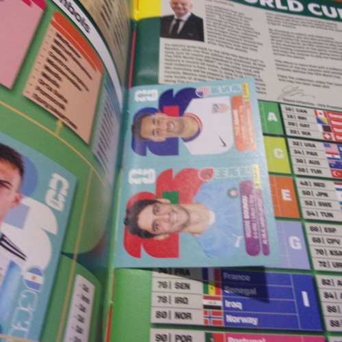 2026 World Cup Panini Official Album with 6 Stickers new