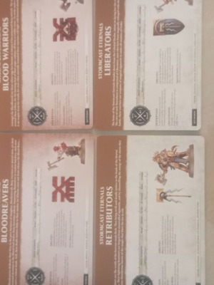 Warhammer Age of Sigmar cards and transfers new