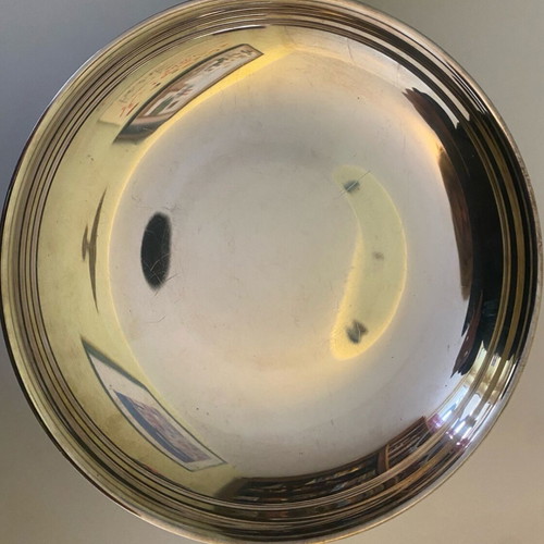 Set of 2 silver plated WM A. Rogers bowls used, vintage