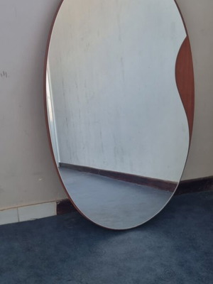 Entry mirror used, cherry wood, 1×0.60 m