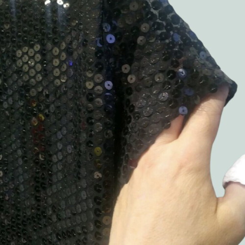 Evening blouse like new, size S, black with sequins