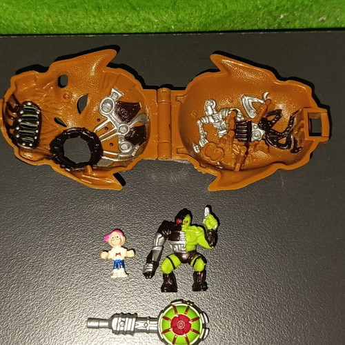 Mighty Max Skull Warrior Horror Head micro set used, rare 1992