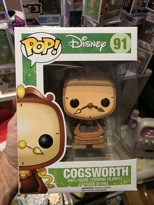 Funko Pop! Cogsworth like new