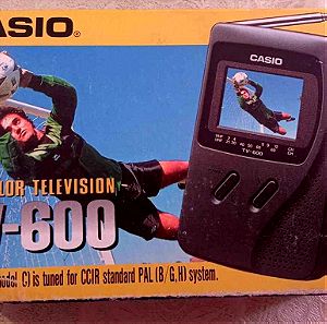 CASIO TV-600  LCD  2.2" οθονη του 1996 ( απογευματινη ) σε πολυ καλη κατασταση !!!