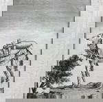  1790 Χαλκογραφία καμήλας από εμπορικό καραβάνι τόσο αρχαίας εποχής όσο και μοντέρνας εποχής 34x27cm