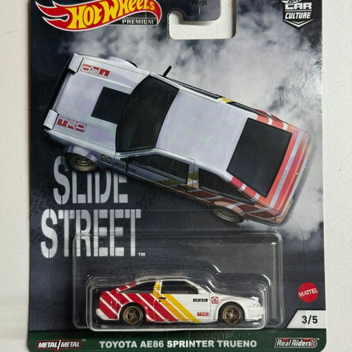 Hot Wheels Slide Street Toyota AE86 Sprinter Trueno used