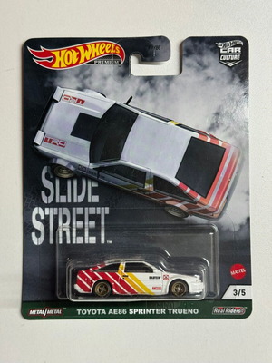 Hot Wheels Slide Street Toyota AE86 Sprinter Trueno used