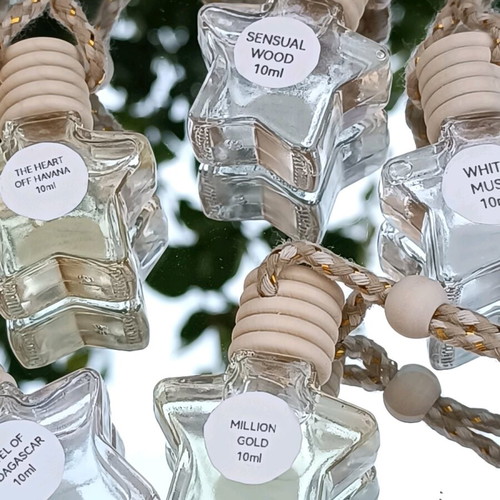 Car air freshener 10ml with wooden cap and gift wax melt