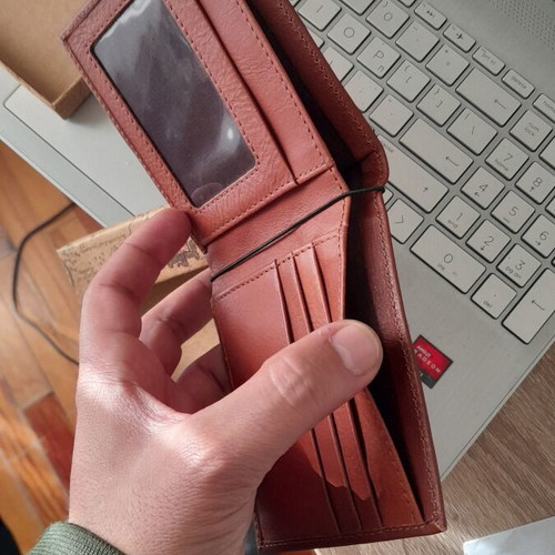 British Bag Company Genuine Leather Wallet new, brown