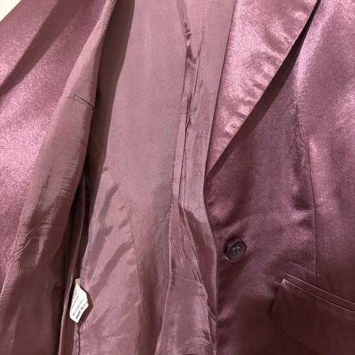 Ysatis silk jacket like new, pink-purple